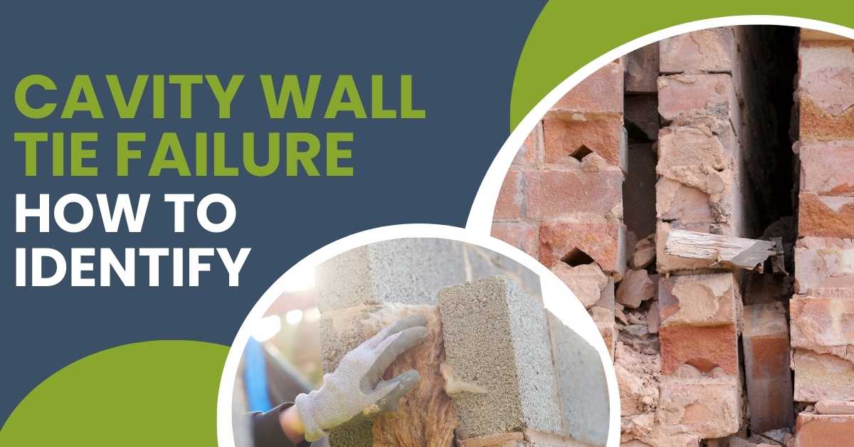 Cavity wall tie failure: how to identify it